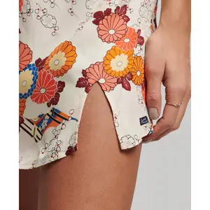 Robe nuisette courte à dos nu femme Superdry image-4