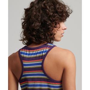Vestido de tirantes a rayas Superdry Vintage image-3