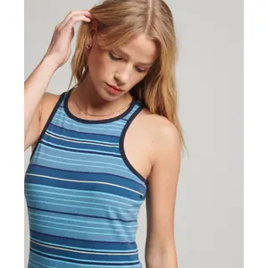 Vestido de tirantes a rayas Superdry Vintage image-3