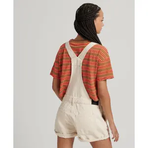 Damskie ogrodniczki z bawełny organicznej Superdry Vintage image-3