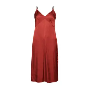Women's satin mid-length camisole dress Superdry image-0