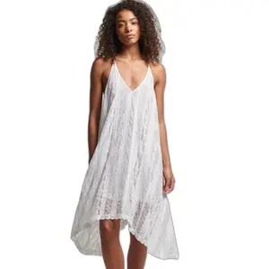 Women's lace midi-length dress Superdry image-1
