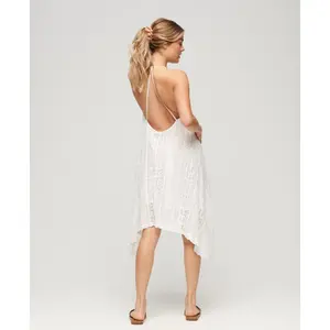 Women's lace midi-length dress Superdry image-5