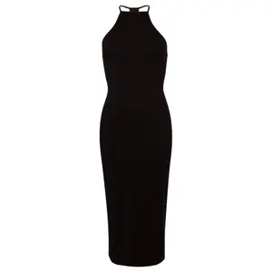 Robe moulante mi-longue en jersey avec dos en T femme Superdry image-0