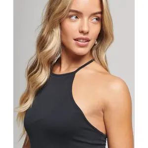 Robe moulante mi-longue en jersey avec dos en T femme Superdry image-4