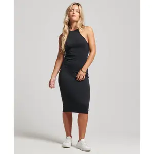 Robe moulante mi-longue en jersey avec dos en T femme Superdry image-2