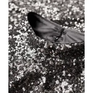 Short high-neck sequin dress for women Superdry image-6
