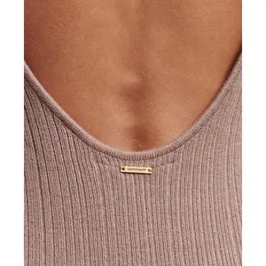 Vestido curto de alças para mulher Superdry image-5