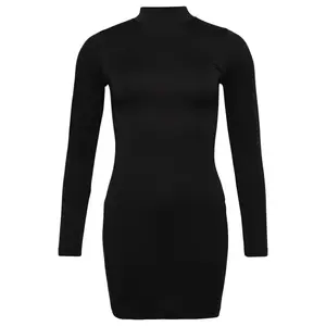 Women's short jersey sweater dress with funnel neck Superdry image-0