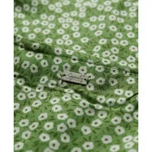 Vestido caraco midi con botones estampado para mujer Superdry image-6