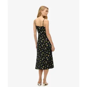 Vestido caraco midi con botones estampado para mujer Superdry image-2