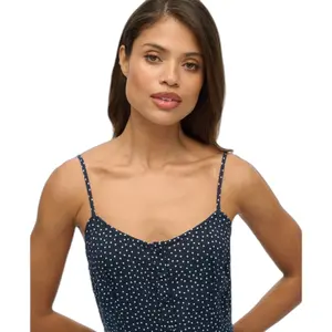Vestido caraco midi con botones estampado para mujer Superdry image-5