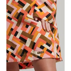 Robe courte imprimée dos ouvert femme Superdry image-5