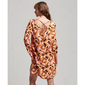 Robe courte imprimée dos ouvert femme Superdry image-3