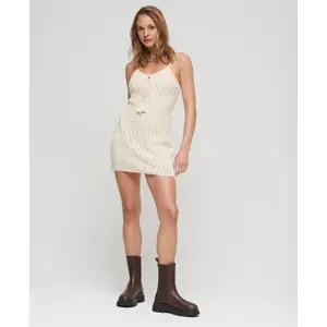 Short crochet slip dress for women Superdry image-1
