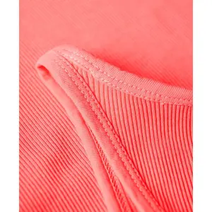 Vestido de tirantes con canalé bordado para mujer Superdry image-5