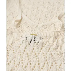 Vestido corto de tirantes de crochet para mujer Superdry image-3