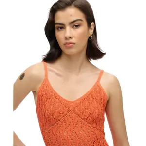 Vestido corto de ganchillo mujer Superdry image-1