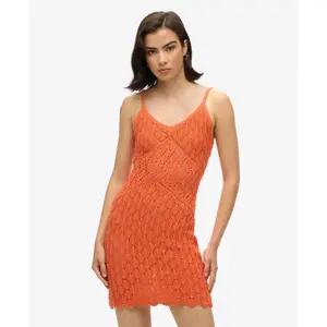 Vestido corto de ganchillo mujer Superdry image-2