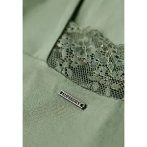 Robe mi-longue avec dos en dentelle femme Superdry image-4