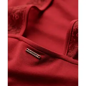 Fit and flare-minikjole i jersey til kvinder Superdry image-2