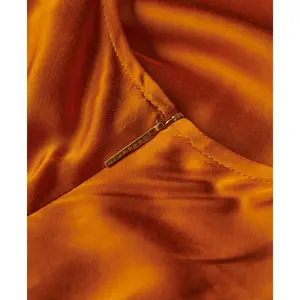 Knielanges Kleid aus Satin mit Schwimmerrücken, Damen Superdry image-1