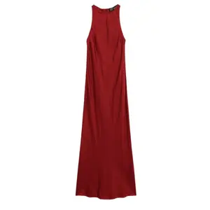 Robe mi-longue en satin à dos nageur femme Superdry image-0