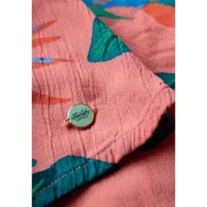 Women's short wrap dress Superdry image-3