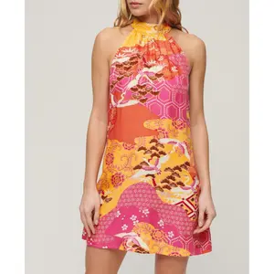 Korte zonder mouwen bedrukte jurk voor dames Superdry image-2