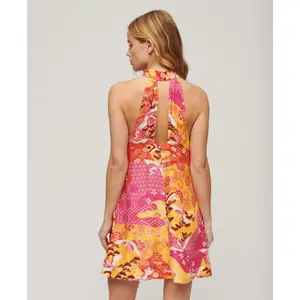 Korte zonder mouwen bedrukte jurk voor dames Superdry image-4