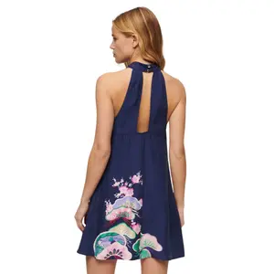 Korte zonder mouwen bedrukte jurk voor dames Superdry image-4