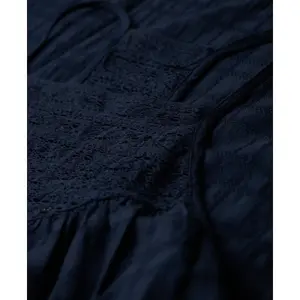 Długa koronkowa sukienka plażowa z odkrytymi plecami dla kobiet Superdry image-6