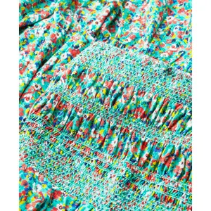 Long smocked cami dress for women Superdry image-6