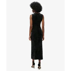 Women's velvet maxi dress Superdry image-2