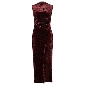 Robe longue en velours femme Superdry image-0