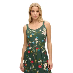 Vestido maxi de tecido com folhos para mulher Superdry image-4