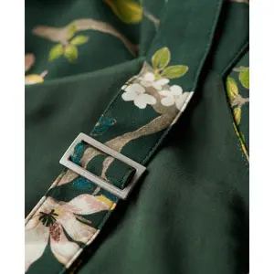 Vestido maxi de tecido com folhos para mulher Superdry image-6