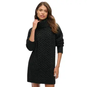 Knitted turtleneck dress for women Superdry