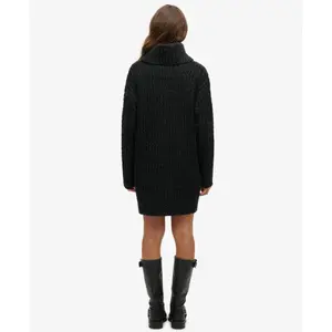 Knitted turtleneck dress for women Superdry image-6