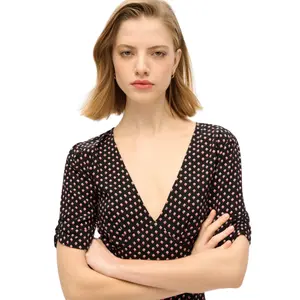 Women's printed fluid short dress Superdry image-6