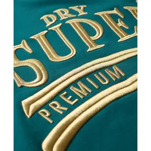 Abito felpa con logo metallizzato donna Superdry Luxe image-2