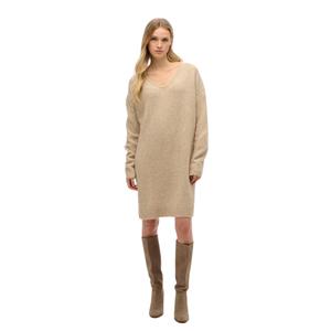 Oversized V-neck jumper dress for women Superdry image-1