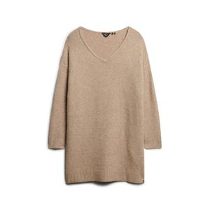 Oversized V-neck jumper dress for women Superdry image-3