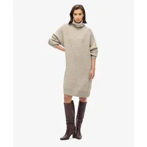 Thick ribbed knitted dress for women Superdry image-4