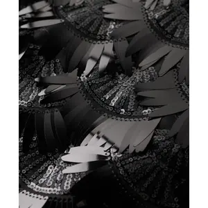 Vestido de corte trapezoidal con flecos y lentejuelas para mujer Superdry image-6