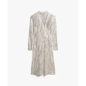 Abito midi a maniche lunghe e schiena scoperta donna Superdry image-0