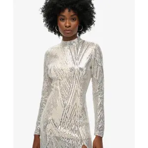 Abito midi a maniche lunghe e schiena scoperta donna Superdry image-5