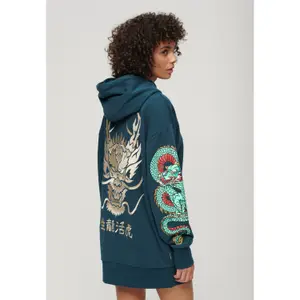 Women's hoodie dress Superdry CNY image-3