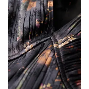 Midi-jurk met bellenv mouwen van jacquard voor dames Superdry image-2