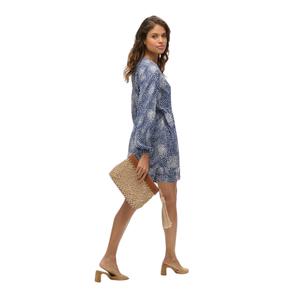Printed long-sleeve wrap dress for women Superdry image-4